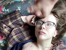Daddy Gives Dorky Teen Daughter A Cum Facial