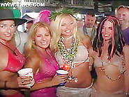 Mardi Gras Whores Flash Their Titties