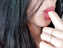 Blowing my finger before sticking it in my ass-hole (ASMR)