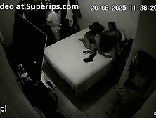Latina girl has a threesome
