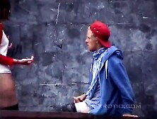 Galician: Red Shirt Public Doggystyle