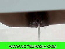 Asian Woman Shitting Close Up Voyeur