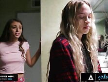 Bully Hotty Fucks Lesbo Teen in Toilets
