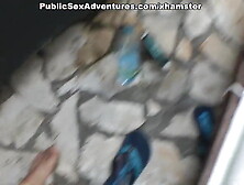 real anal sex with hot blonde in public outdoor