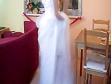 Brunette Bride Fucks Hers Husbands Best Friend.