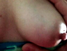 Cowgirl POV with her tiny tits groped