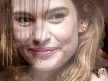 Lily James Jerk off Challenge