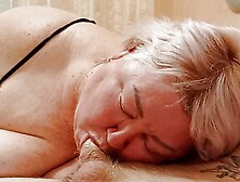 Stepmom Masterfully Sucks Dick And Gets Cum Down Her Throat