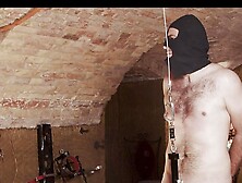 Amazing Redhead Teen Lady Torments Her Slave