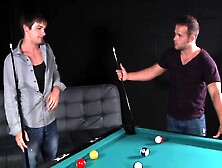 Luke Adams Teaches Johnny Rapid How To Play Pool But He Prepares To Be Fucked By Him