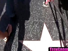 TeenGroupSex. com - Teenies indulge in pussy licking and wild partying on Hollywood Bl