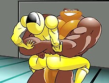 cartoon herione defeat