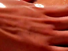 Busty lesbians on the beach