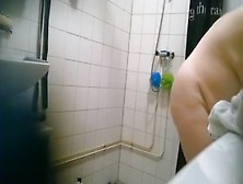 Voyeur Husband Tapes His Fat Wife In The Shower