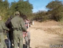 Border Officers Team Up To Fuck A Latina Immigrant Teen