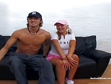 Rough sex with spanking and deepthroating