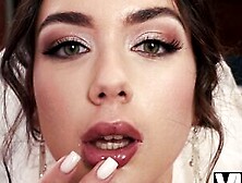 VIP4K. Horny bride just saw a dick for the first time