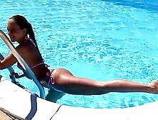 Blue Angel - Poolside Bts Hot