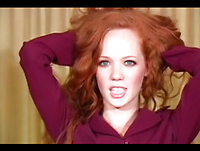 Redhead Heather Carolin JOI tease