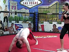 Scarlett Devine Mixed Martial Arts Femdom Beatdown
