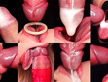 Hottest Cum In Mouth Compilation - Best Cumshots Close Up - Sweetheartkiss - Try Not Cum! Blowjob