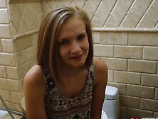 Paisley Brooks spread her legs wide open