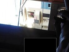 Neighbor can't stop to watch me naked at window