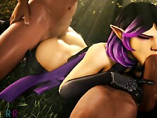 Animated Beauty Skye From The Game Paladins Gets Fucked In All Holes