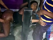 my cuck held me in the guillotine and told everyone to eat me.