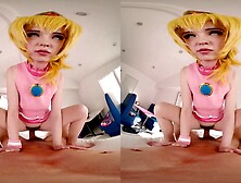 MARIO TENNIS ACES: PRINCESS PEACH A XXX PARODY: Blowjob,  Doggy & Cowgirl VR Porn