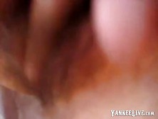 Webcam Sexy Brunette Babe With Hairy Pussy Masturb