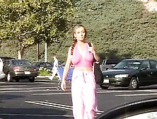 Busty Slut Strips Then Sucks And Takes Dudes Massive Dick On Couch