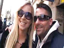 European Couple In Public