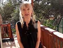 Solo blonde woman pleasuring her dripping pussy - Candis