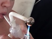 Big Woman Smoking Meth Playing With Herself