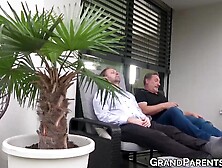 Grandmas Teen Favorite - Old Granny & women Threesome
