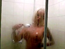 Stranger Caught German Big Tit Milf In The Shower And Fuck Her