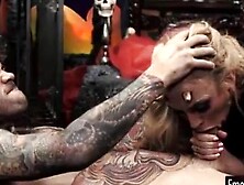 Tight Busty Blonde Emo Whore Sarah Jessie Pounded Real Deep