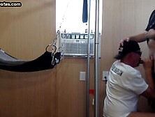 Gloryhole Bj Dilf Assfucked In Sling By Cocksucked Bf