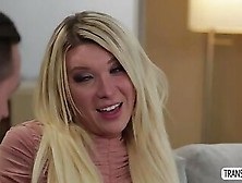 Cute Transbabe Aubrey Kate Fucks Stud Ruckus Bigcock With Condom