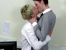 Anal Office Desire - Twink Anal Sex Sensation With Hot Couple