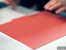 Lesbo brunette hair fisted and drilled by doctor to get preggo