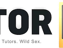 TUTOR4K College Girl revengs on debtor by drilling tutors hairy cunt