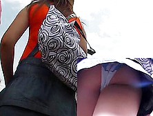 Lace Panty Upskirt Hunt