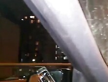 Sexy Teen Flashing Her Vagina And Bazookas In The Car On A Public Highway - Upskirt No Pants