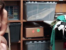 Sweet Little Thief Gets STUFFED BY SECURITY quitting their Job to Ravage her Pussy