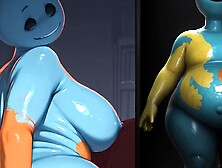 Furry Hentai Anime - Big Tits Doey R63 gets a messy cumshot in this exclusive clip