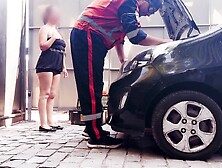 MECANICO REPARA EL CARRO Y LE AGRADEZCO CON MI COÑO - PIA TURNER