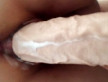 Girl Cums Six Times On Huge Dildo