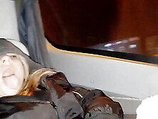 Cat couldn't stand the horny coming back from a trip and asked to make her enjoy Paolla Mille